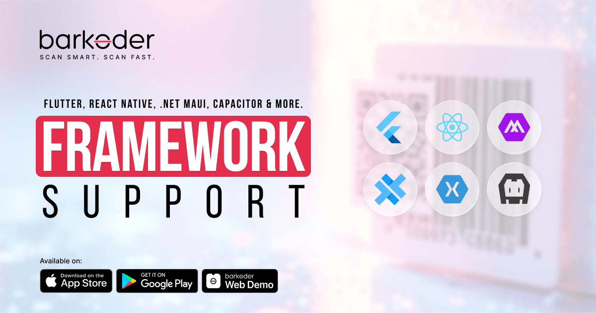 TheBarkoder's tweet photo. Integration shouldn't be a headache. Whether you are building with Flutter, React Native, .NET MAUI, Cordova, Capacitor, or NativeScript, barKoder fits perfectly into your workflow with clear documentation and rapid setup.
Get started today: https://t.co/2XJjE572IW https://t.co/9UsecfxqLc