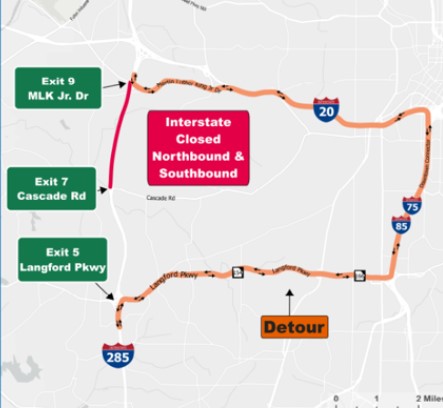 Georgia DOT ATL tweet media