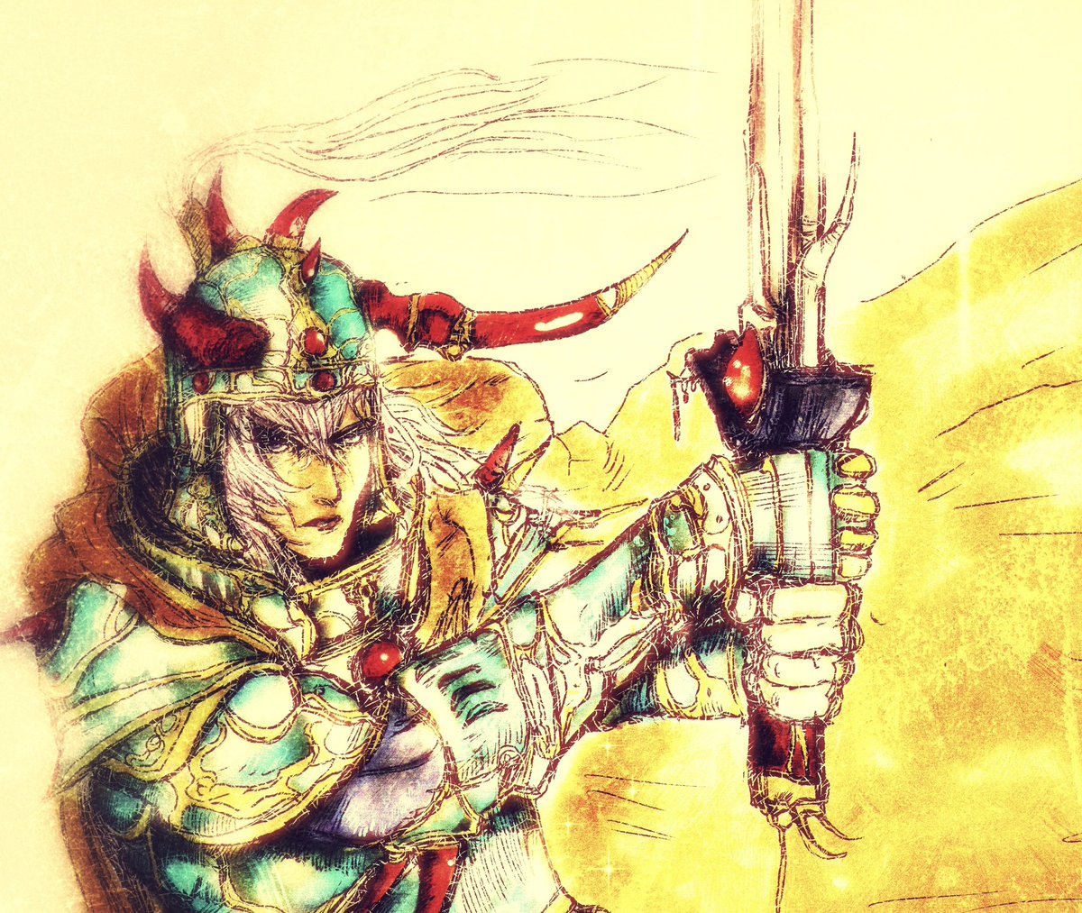 Weatherly_Art's tweet photo. The Warrior of Light
#FinalFantasy https://t.co/B7t2QTkLqX
