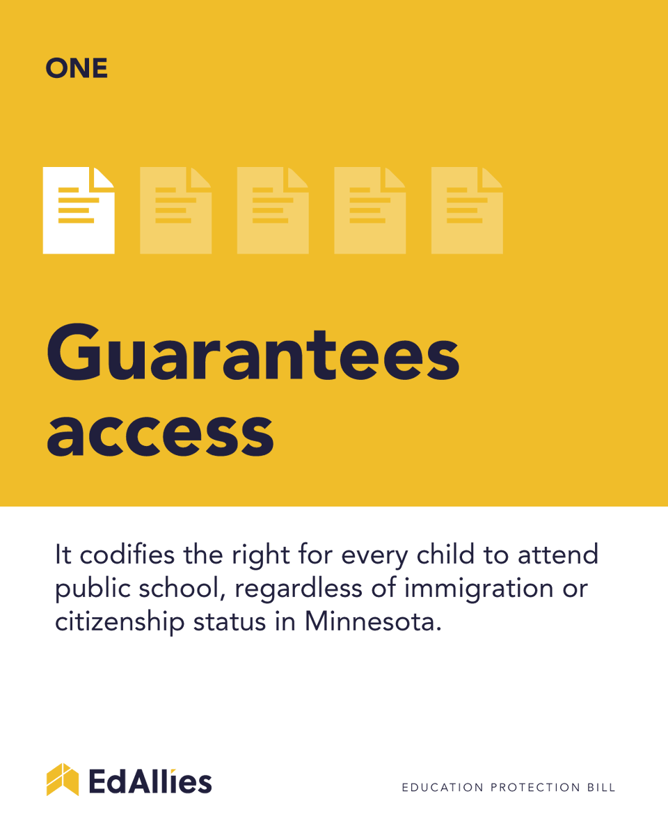 EdAlliesMN's tweet photo. Right now, SF3699 is being discussed on the Senate floor. Within this bill is critical legislation that would protect the right of every student to a K-12 education &amp; take strong steps to protect student data privacy. Let's break down the Education Protection Bill...#mnleg https://t.co/hxNa51SGGW