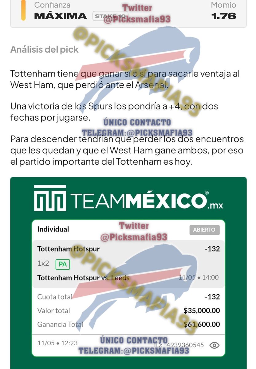 PICKS DE TIPSTERS GRATIS tweet media