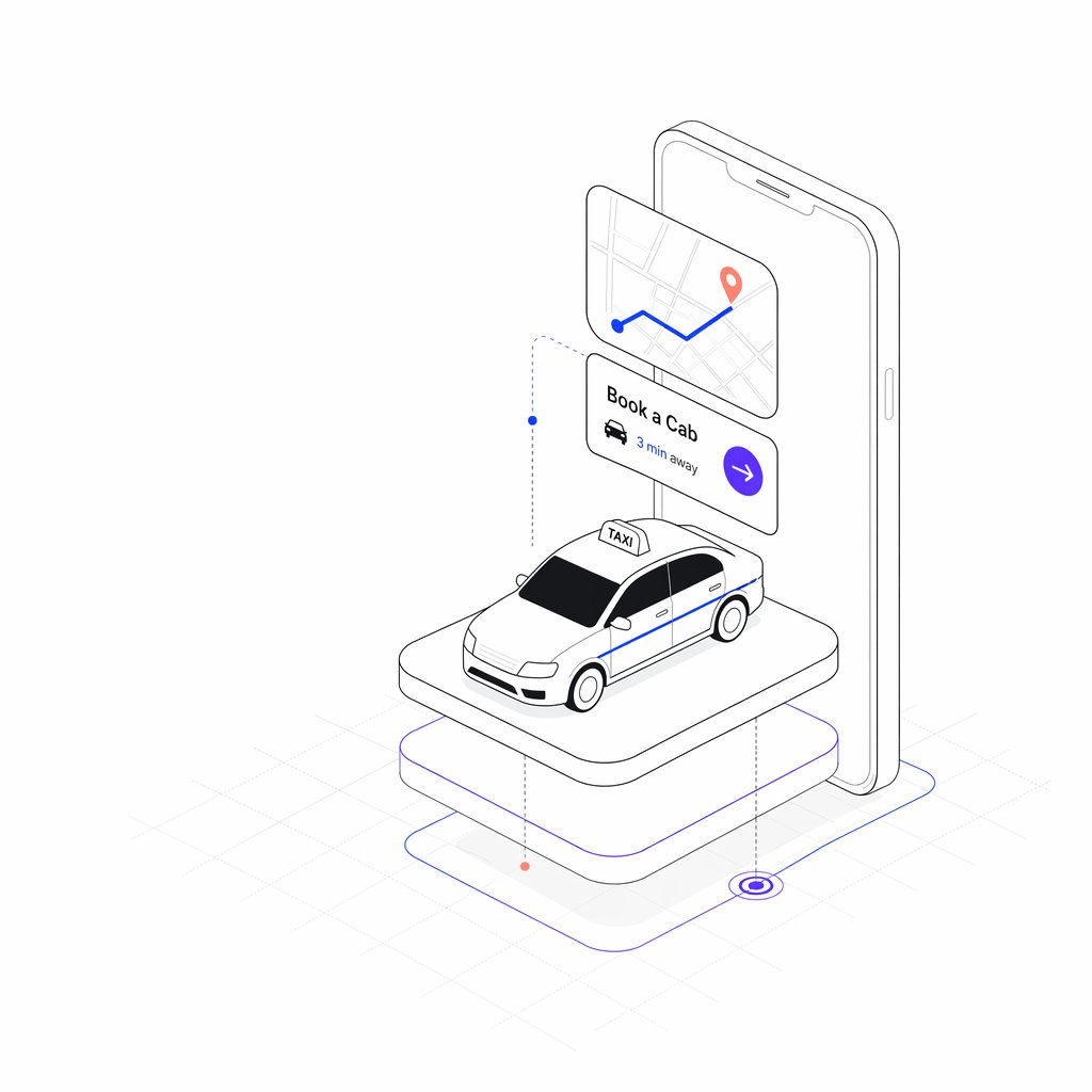 Isometric Taxi Booking App
