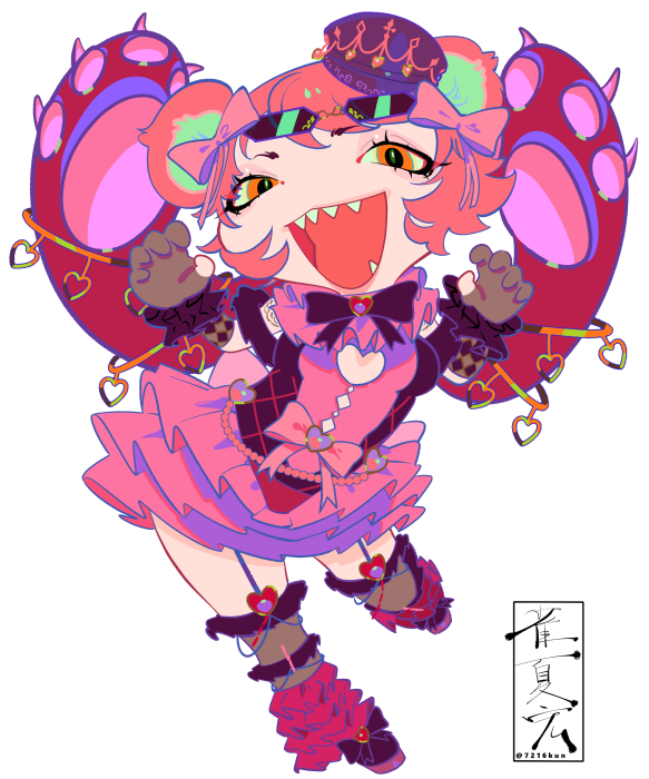 7216kun's tweet photo. @atel1a ATEL1Aさん! I'm so glad you like it!!😭
I really love your character style!!
I forgot to add the pattern to the fabric on the arm, so here's a revised version.
Take care of yourself💗 https://t.co/dbxSWAOMTi