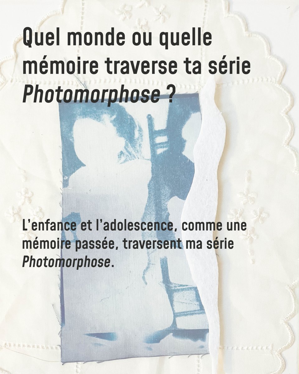Projet_Creart's tweet photo. 🎙 Interview | Madeleine Barbaroux
Avant Métamorphose, découvrez Photomorphose : des images d’archives altérées comme des souvenirs. Le temps transforme, la mémoire déforme.
Interview à découvrir. https://t.co/uD84lbqzaP