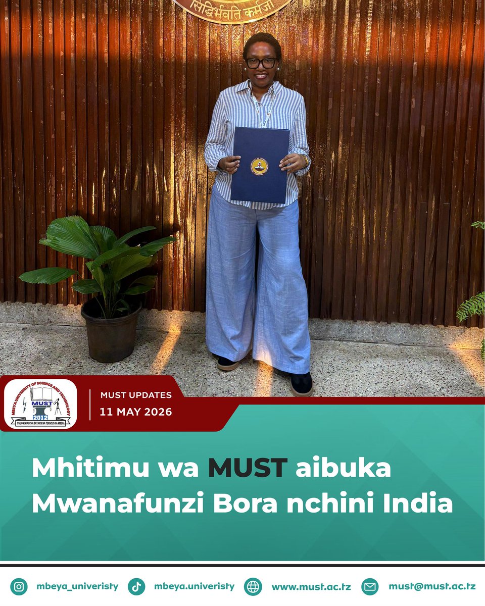 Mbeya University of Science and Technology tweet media