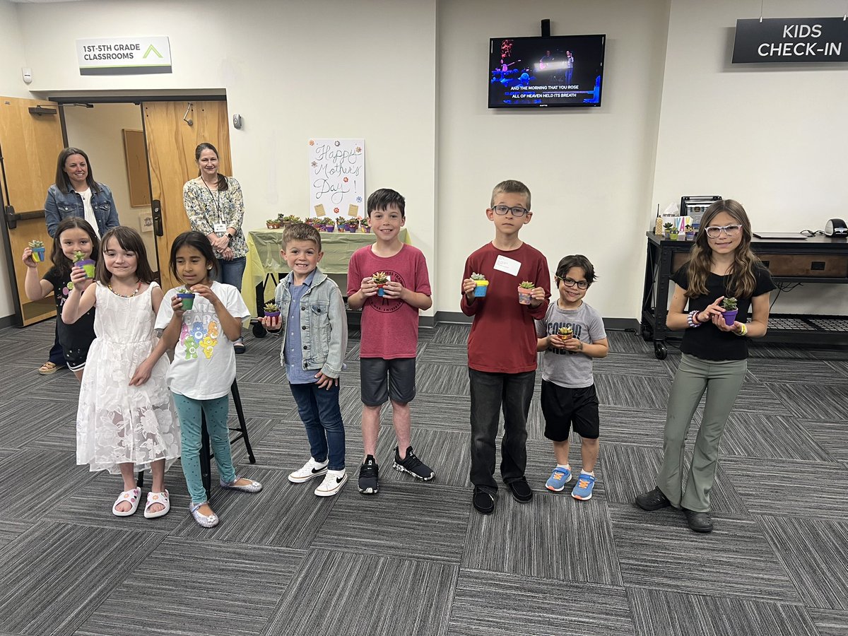 LifeChangeIndy's tweet photo. Happy Mother’s Day to all the wonderful women who nurture, encourage, pray, love, and lead with grace. You are appreciated more than words can say! 🌸 🪴 

Our kids had so much fun painting flower pots and giving succulent plants to the amazing moms and women in our church family https://t.co/0ig9yeblIo