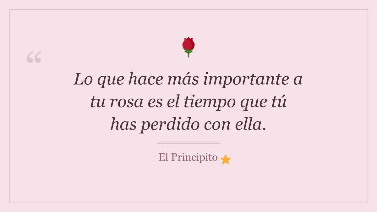 El Principito ⭐️ tweet media