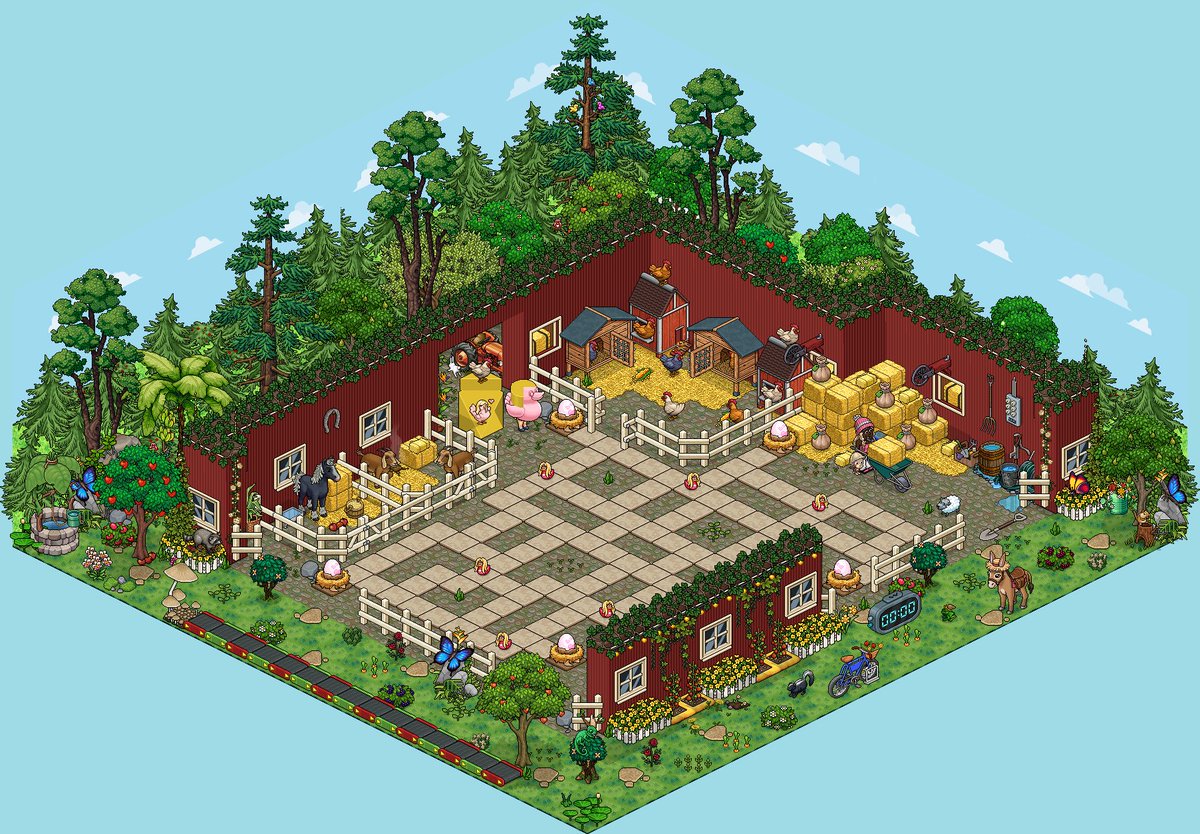 habtium's tweet photo. 👩‍🌾 En la granja también se brilla. ✨

🏃‍➡️ Ve a nuestra Central de Juegos y hazte con la fabulosa placa extra "Gallina Chic". 🐔

📰: https://t.co/wEcDjsSk5j https://t.co/K12YvgwfJp