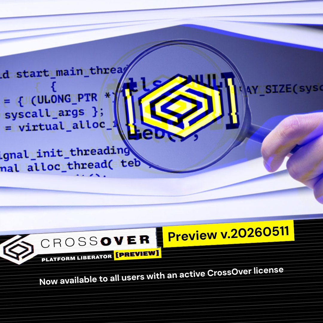 CodeWeavers tweet media