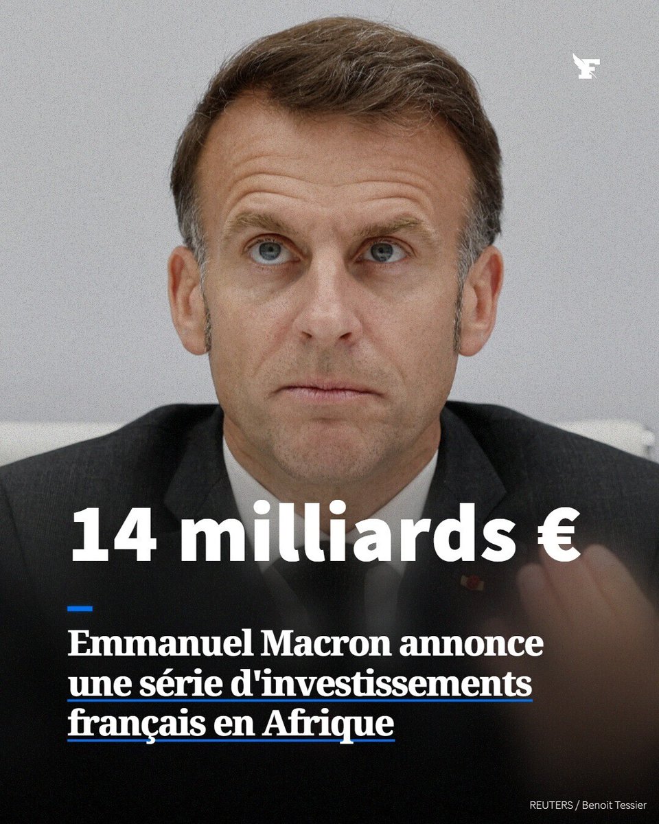 Il s'agit d'investissements privés et publics, a précisé le chef de l’État, en clôturant le forum des affaires du sommet franco-africain Africa Forward à Nairobi, au Kenya. →l.lefigaro.fr/yqy8