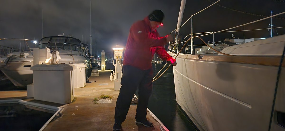 TWSailing's tweet photo. Sometimes boats go where they shouldn't. Sometimes instructors (and one of their son's) have to go get them. Sometimes the night time is the only way... https://t.co/G8Hkb1E9aq