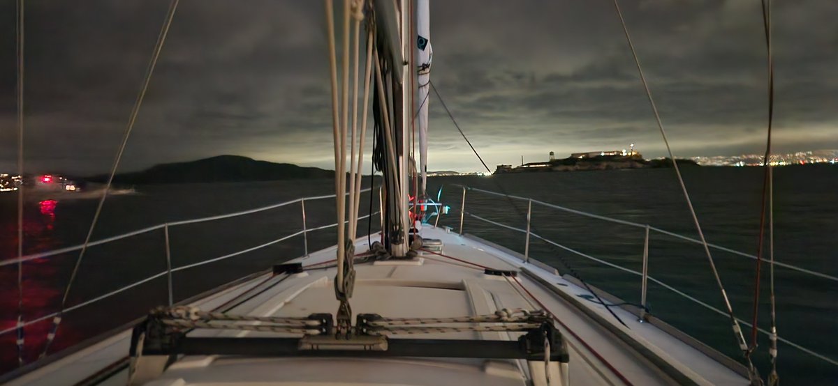 TWSailing's tweet photo. Sometimes boats go where they shouldn't. Sometimes instructors (and one of their son's) have to go get them. Sometimes the night time is the only way... https://t.co/G8Hkb1E9aq