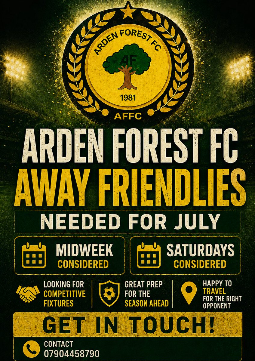 Arden Forest Mens 1sts tweet media