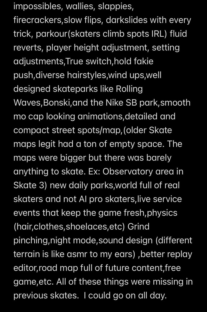 Skate 3 has no impossibles,wallies or slappies lol tweet media