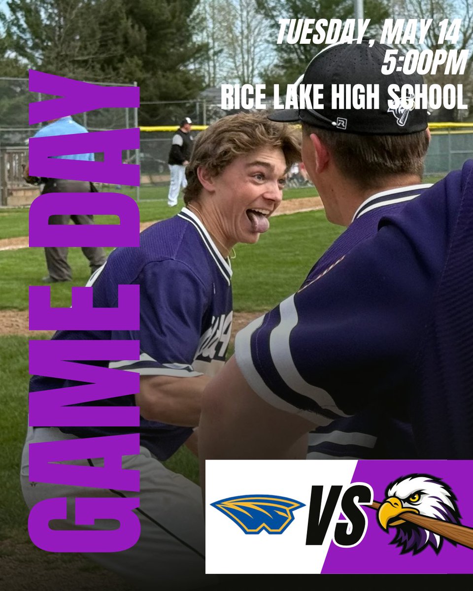 oldabebaseball's tweet photo. GAMEDAY: ABES AT RICE LAKE 🦅⚾️
The Abes travel to Rice Lake this afternoon to wrap up the conference series! Let's keep the momentum rolling on the road.
⏰ First Pitch: 5:00 PM
📍 Rice Lake High School
#OldAbeBaseball #onamission #BigRiversConference https://t.co/zkToTS04xv