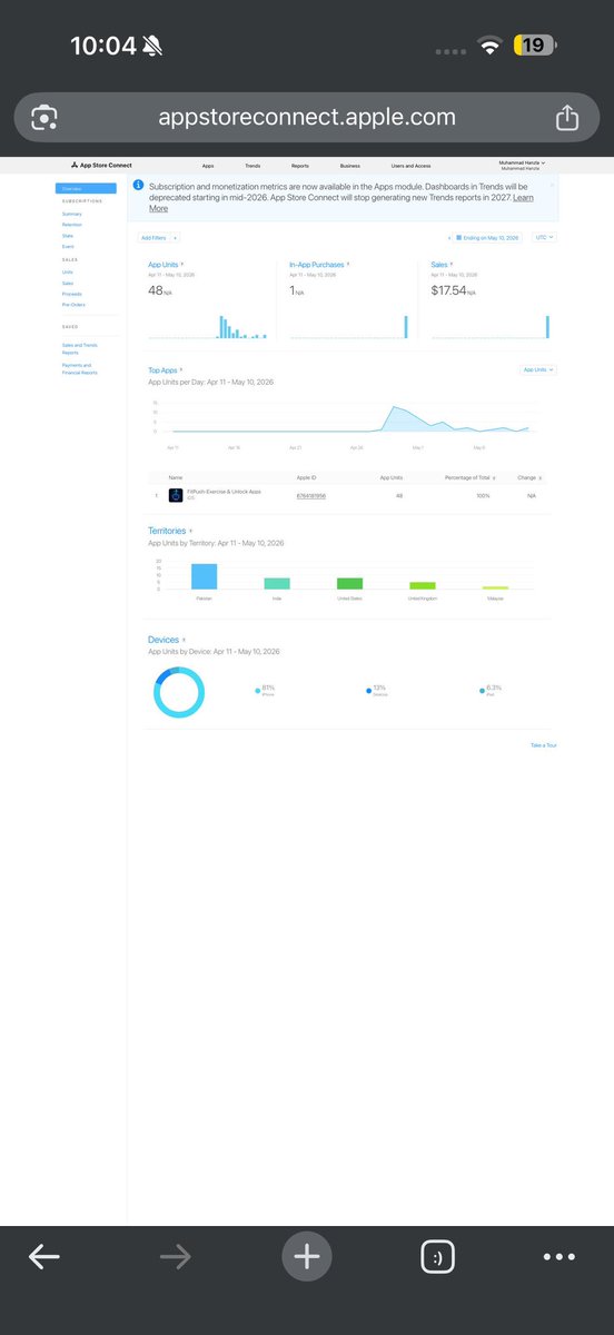 thishanzla's tweet photo. New App Launched and First Subscriber Received.

1st Sale Received. 😍 https://t.co/4yccSrM4m0