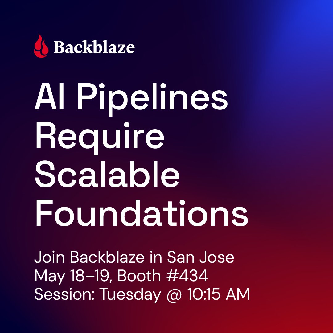 Backblaze tweet media