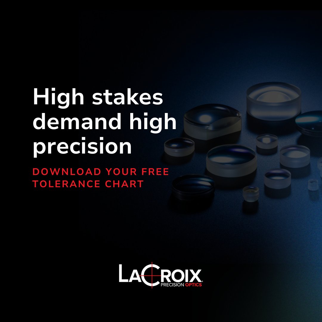 LaCroixOptics's tweet photo. Designing windows, wedges, or prisms? 

Our Optical Manufacturing Tolerance Chart outlines the general tolerance limits we support.

📐 A must‑have reference for optical designers and engineers: 
https://t.co/MA6O5aSLbg 

#PrecisionOptics #OpticalDesign https://t.co/vWHptjdh33