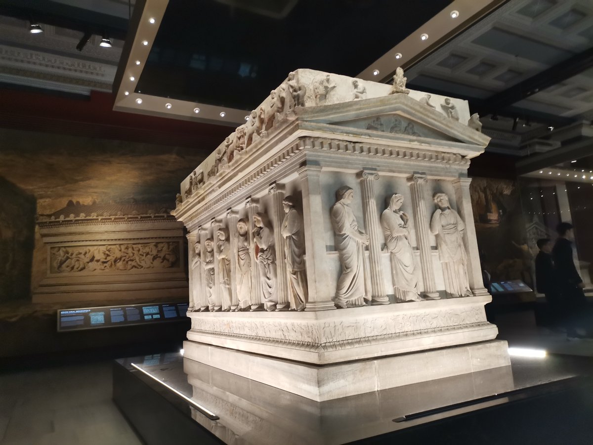 n_albert34's tweet photo. Stepping through time at the Istanbul Archaeological Museums. 🏛️ From Alexander Sarcophagus to the oldest known peace treaty, every corner tells a story of empires that shaped the world. A must-visit to truly understand the layers of this city. #Istanbul #Museums #TravelTurkey https://t.co/sp5UwoPsYc