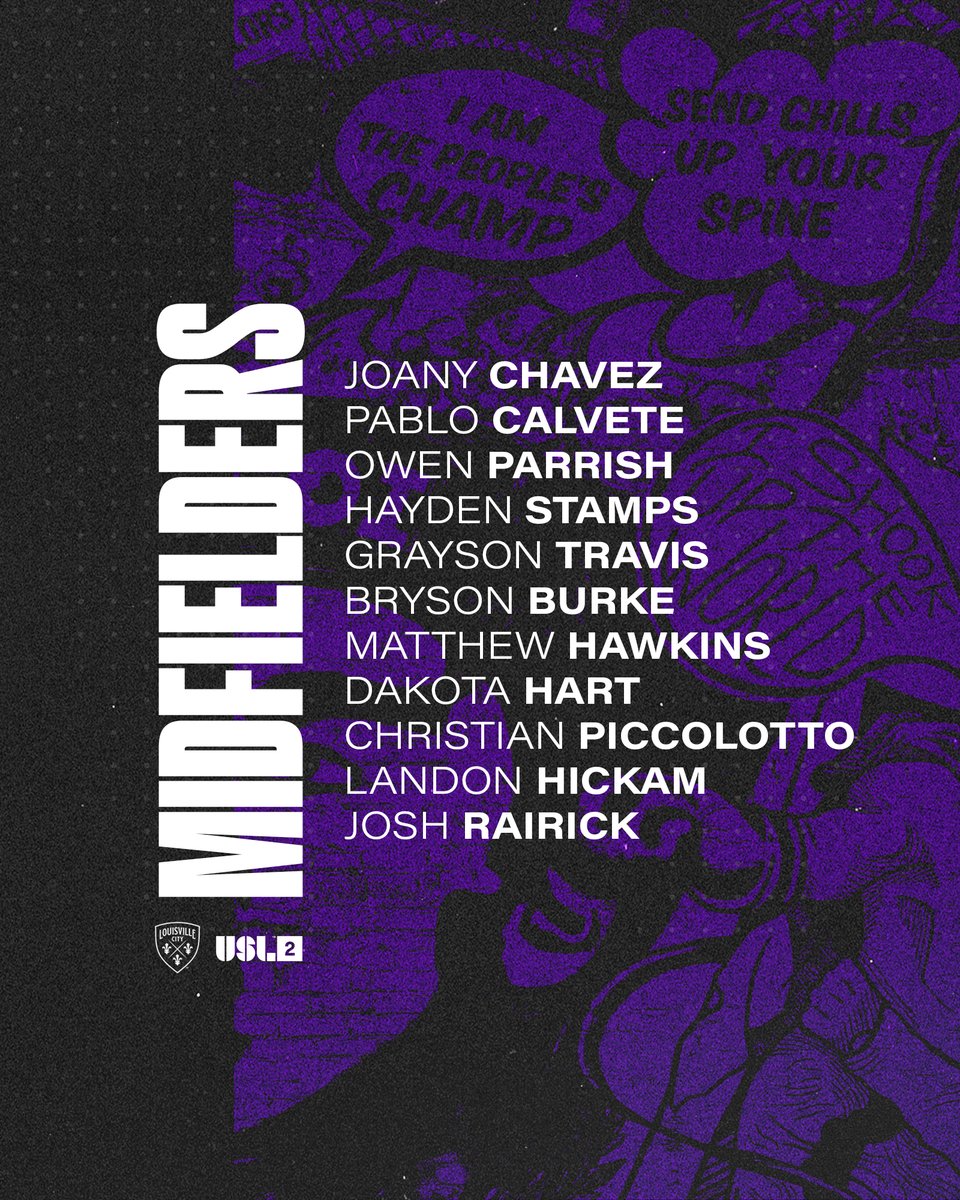 LouCityAcademy's tweet photo. Meet our first @USLLeagueTwo team 👋

The 32-player pre-professional squad includes several LouCity Academy products as well as players who have appeared on LouCity senior team rosters in the past.

🔗 https://t.co/iNtGvnBbBi https://t.co/57rCiYYyCr