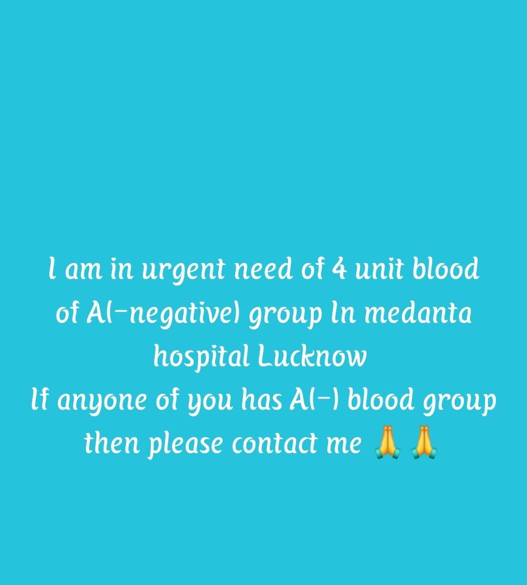 Swapa1010's tweet photo. Contact Person - Vishal Dixit
Contact - 8009313239
Kindly help.
@BloodAid @BloodDonorsIn @vbdsaurabh https://t.co/jH37mHOXbf