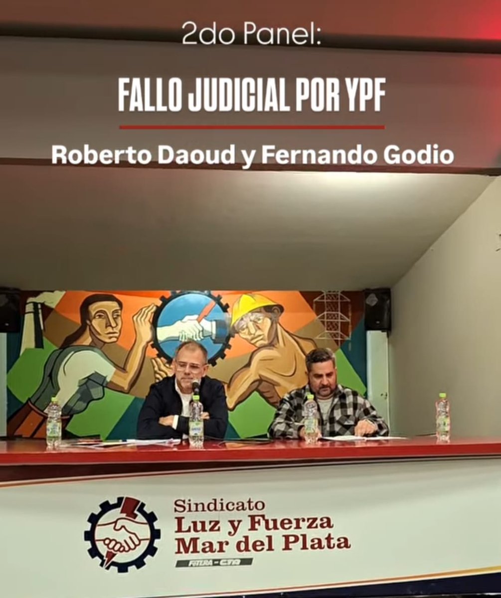 FeTERAOFICIAL's tweet photo. El viernes 8 de mayo pasado, en Sede del Sindicato de Luz y Fuerza de Mar del Plata, se llevó adelante el 3º Cabildo sobre Soberanía Energética organizado por las dos CTA y la FeTERA. https://t.co/LERqKKxRM5