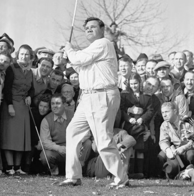 Babe Ruth was spotted spending significant time playing at Winged Foot ...