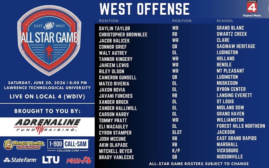 ZanderHalliwill's tweet photo. I will be participating in this years East vs West All-Star Game! Representing the west side IOL!!! 💪🏻💪🏻💪🏻💪🏻💪🏻 https://t.co/ChYmE7yW4b