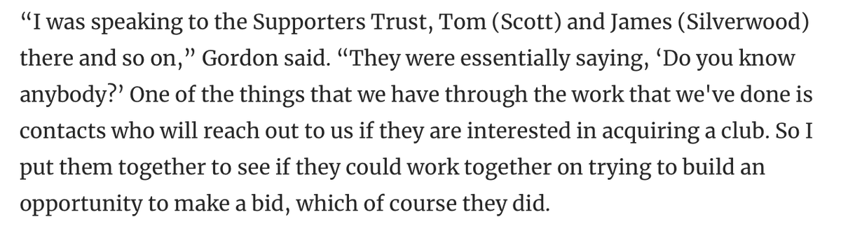 stevechu75's tweet photo. A lot is known about the @SWFCTrust campaign to remove DC. Less is known about a huge amount of other work done by Trust Board members in the background. This @AlexJPMiller story, with due credit to my colleague @TomScott1,  deserves to be told #swfc https://t.co/4uakawurG1