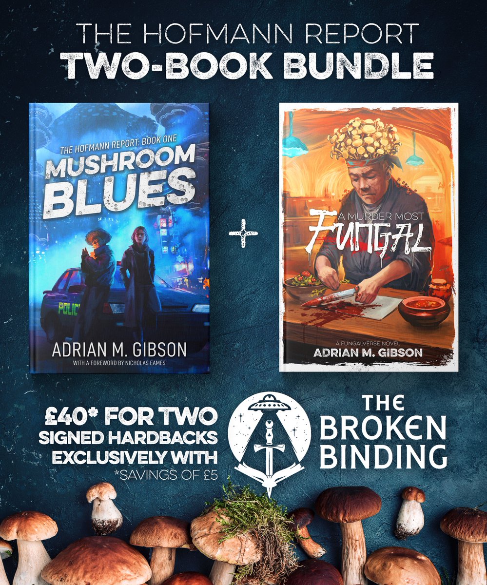ADRIAN M. GIBSON 🍄💙 SFF Author & Book Designer tweet media