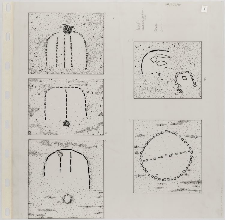 LibyanStudies's tweet photo. 🏛 Journey Through the BILNAS Archives

Printed on Permatrace, drawings of cemetery 5, features A-F.

© BILNAS Archive: Ghirza collection BILNAS/D41/2/6/10/S1
___

ℹ️ Would you like to explore the BILNAS Archives? If so, visit our website for more details: https://t.co/RepiNMKYkl https://t.co/86xZdu4yPc