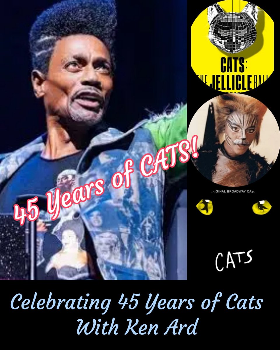 MirrorMelody's tweet photo. Celebrate the 45th anniversary of Cats with Broadway's original Macavity!!

In the first episode of the new season of Behind the Mirror of Music we celebrate the 45th anniversary of Cats the musical as Dannii Cohen interviews Ken Ard https://t.co/2wOadDyixm #musicaltheatre https://t.co/x3FRdGiuqW