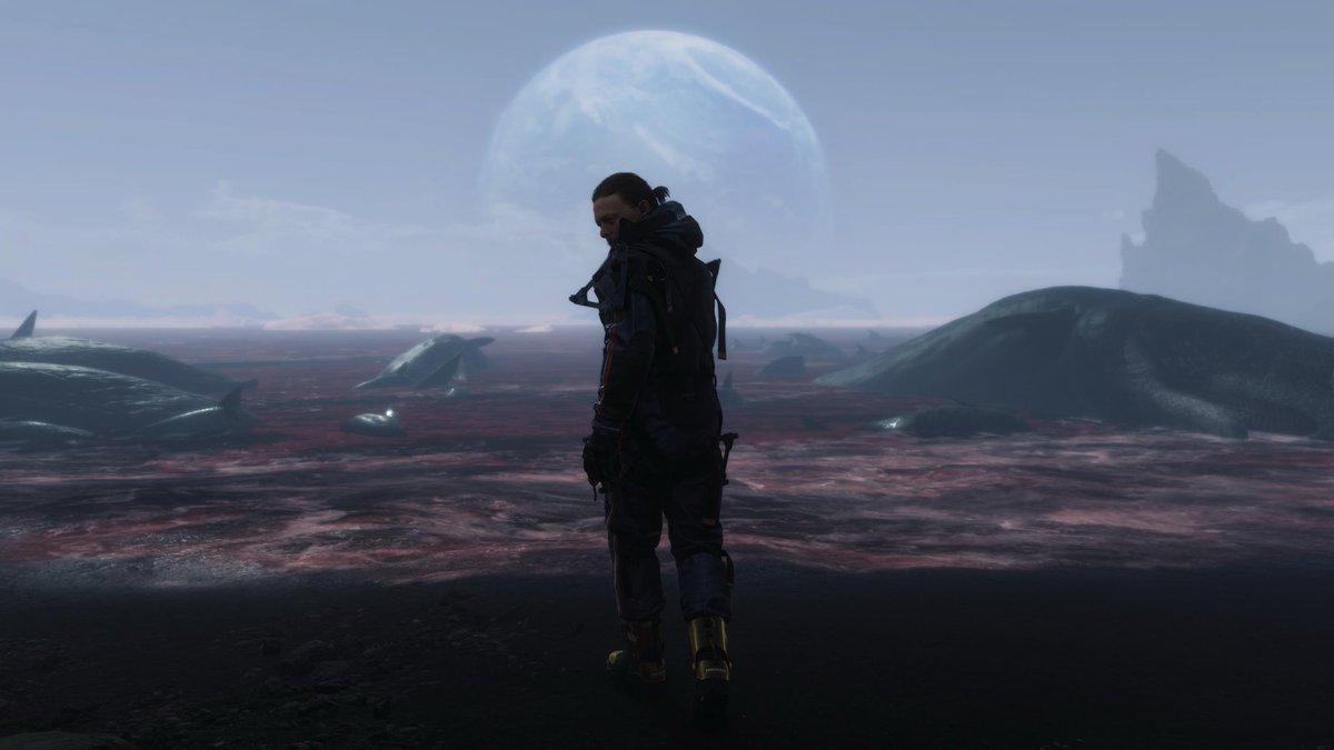 strangercryptid's tweet photo. This one is has mild spoilers but heres more photos! #DeathStranding #PhotoMode #DigitalPhotography https://t.co/QPZEfA8hjG