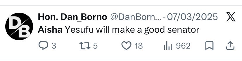 Hon. Dan_Borno tweet media