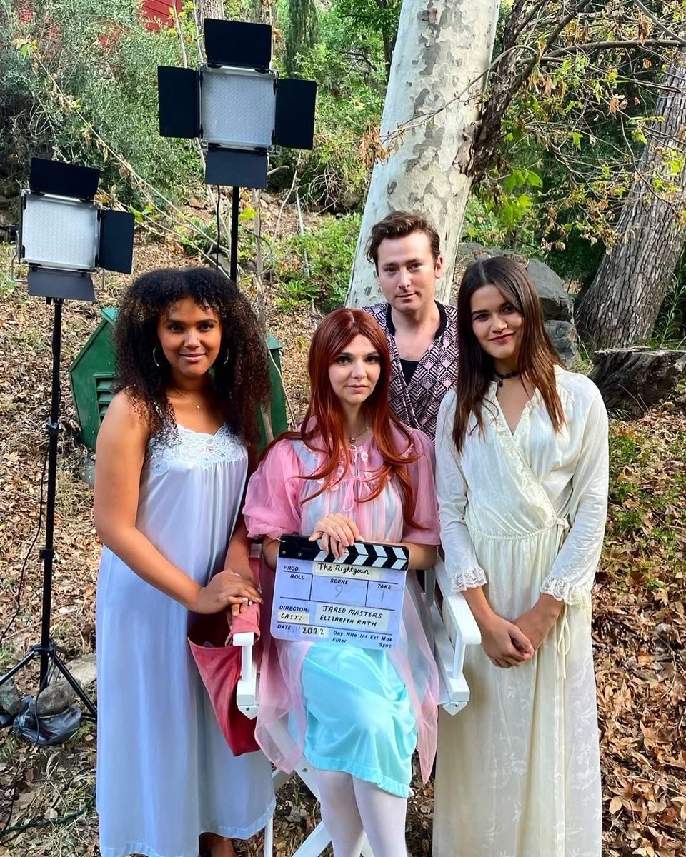 jaredmasters's tweet photo. BTS of The Nightgown 

Stream on Tubi, Troma NOW, Amazon Video
#TheNightgown #ExorcismHorror #1970sHorror #CatholicSchoolHorror #JaredMasters https://t.co/2aoOfi1D4m