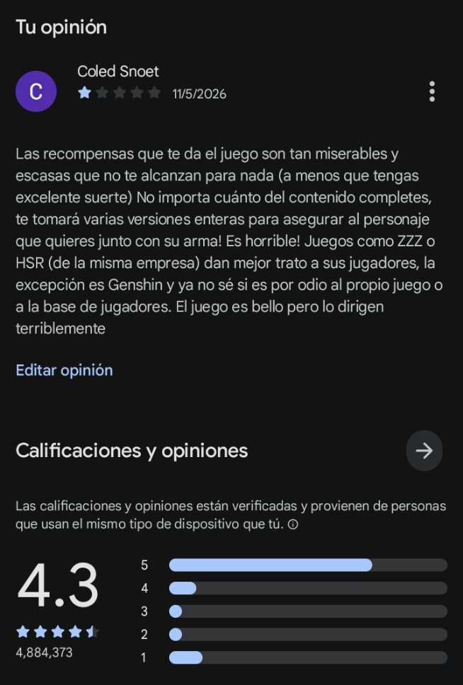 Coled_Snoet's tweet photo. Hay gente como yo que está regresando al juego y es doloroso ver que nada haya cambiado, es más, ha empeorado. ¡Hoyoverse está en la obligación de mejorar su producto!  
#米哈游长点心吧  #1星原神 
#要求米哈游做得更好 #DoingMyPart
#DoBetterHoyoVerse #1StarGenshin https://t.co/9IzB2K7WZL