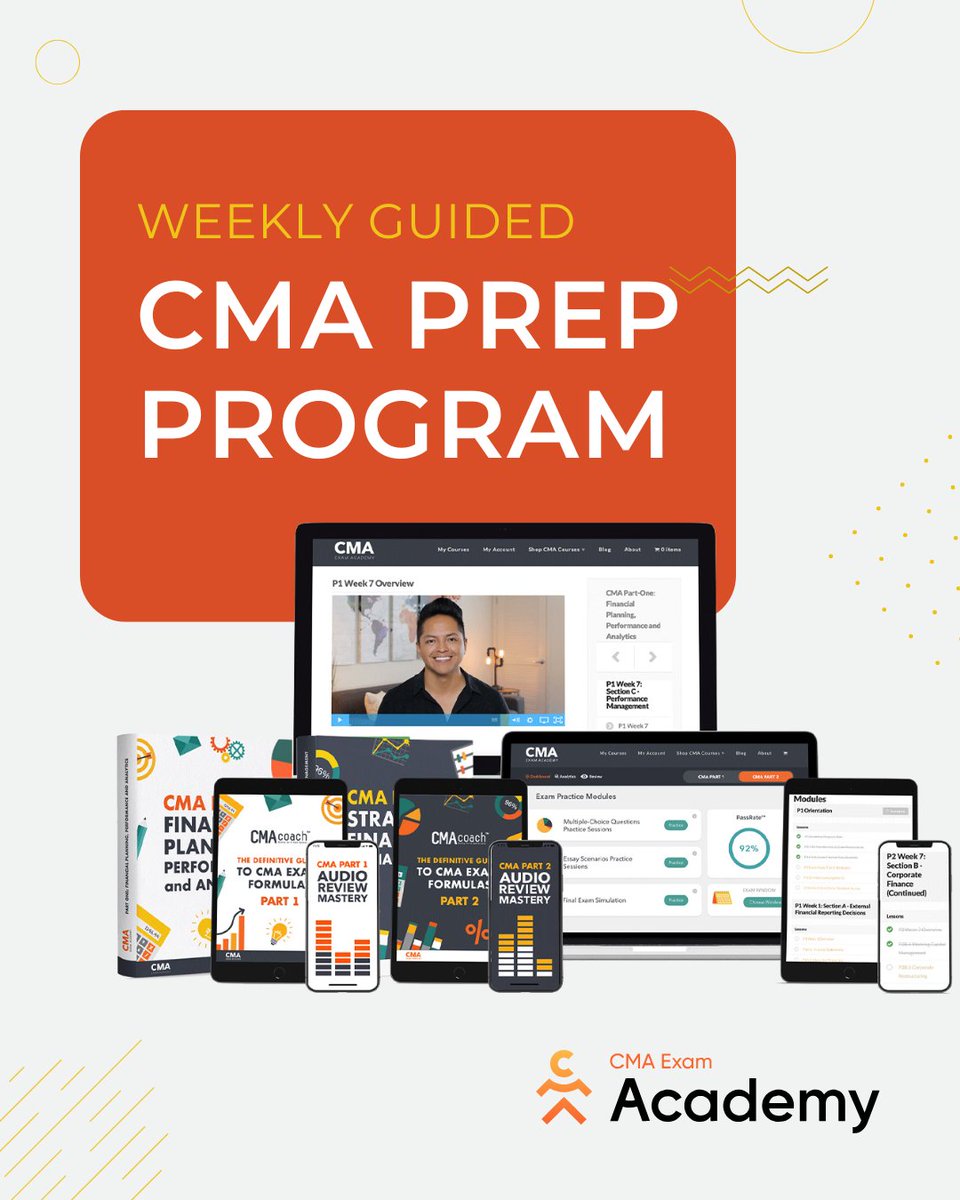 CMA_Coach's tweet photo. Tired of guessing what to study next for the CMA? 📘

With a Weekly Guided CMA Exam Program, you follow a clear week-by-week plan that keeps you organized, consistent, and moving forward with confidence, no wasted time, no confusion.

💬 If you’d like to see how this structure could fit into your schedule, send me a message or leave a comment and we can schedule a quick call to go over your questions.