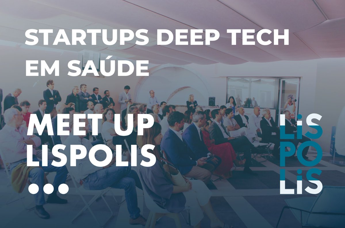 lispolis_'s tweet photo. O Meet Up Lispolis regressa a 28 maio com o tema “Startups Deep Tech em Saúde” 💡 
Uma conversa sobre inovação, ciência, investimento e os desafios de transformar investigação em impacto real. Inscrições 👇
https://t.co/2B7Id9PmIj https://t.co/1Z4X7F9kHx