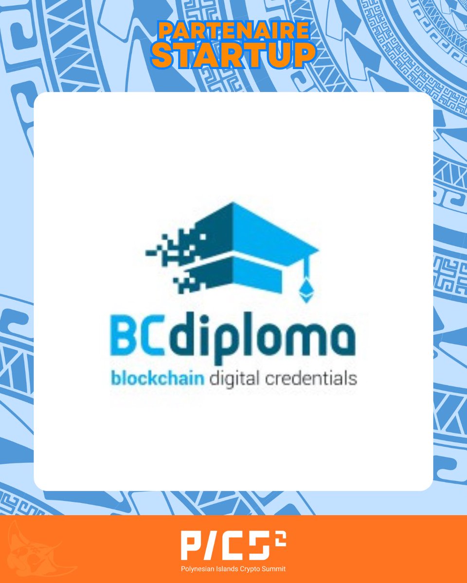 JoinThePICS's tweet photo. @BCDiploma fait partie des Startup Partners du #PICS2. ☑️

Avec ses certificats et badges numériques sécurisés, vérifiables et valables à vie, le projet illustre un usage concret de la #blockchain au service de la confiance. https://t.co/sAsJ6d4QHr