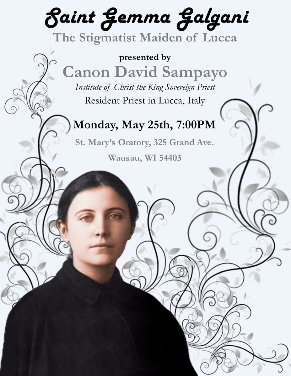 MaryOratory's tweet photo. ALL ARE INVITED! https://t.co/SPTRvZg2Pr