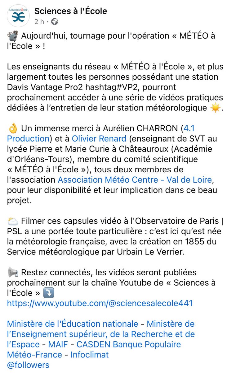 Association Météo Centre - Val de Loire tweet media