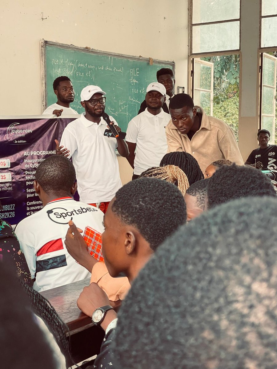 jonas_munkamba's tweet photo. Ne manquez pas l’événement technologique de l’année à Kinshasa !
Le 13 juin 2026, de 09h00 à 15h00, #SHOWBUZZ vibrera au rythme de l’innovation lors de la CyberDev Conference – 2e édition.
CyberDev2026 #InnovationRDC #Cybersécurité https://t.co/3ApkVDjNvm