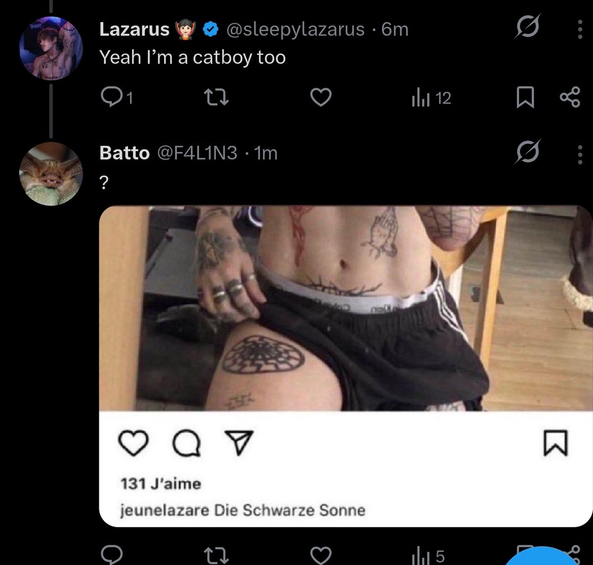 Catto tweet media