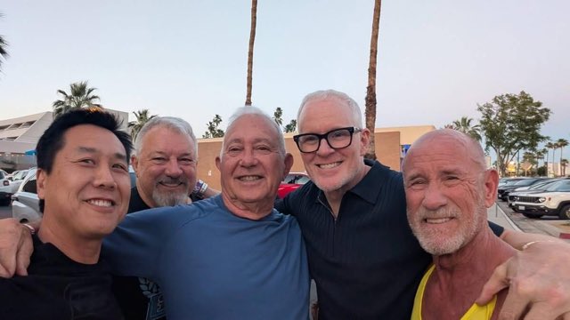 ryandickjr's tweet photo. Reunited with friends at the jff conference in palm springs
Thanks to @beartoyla forvthe photo https://t.co/dQIVuSKfHE