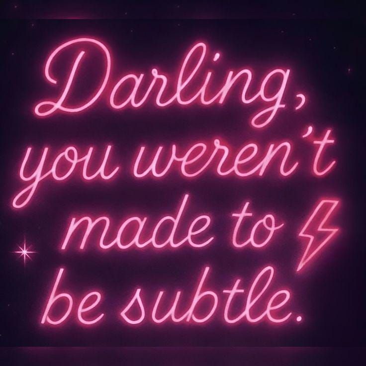 limitlesseera's tweet photo. U weren't made to be subtle https://t.co/W2uZkW5Umm