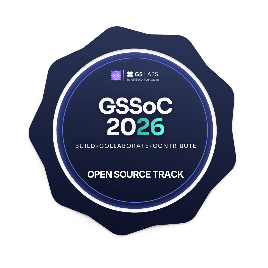 mandira9051's tweet photo. 🚀Happy to start new open source contribution journey @girlscriptsoc 2026.
🚀Selected as an contributor for ai-agents deploy as well as open source track
#OpenSource #contributor #coding #techie #vit #gssoc #ai_agents #webdev https://t.co/WkLp36HkO4