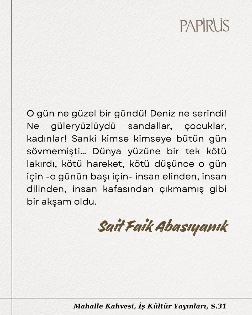 Papirusdergisi's tweet photo. Sait Faik Abasıyanık’ı ölüm yıl dönümünde saygıyla anıyoruz. https://t.co/qDVZcQGdq7
