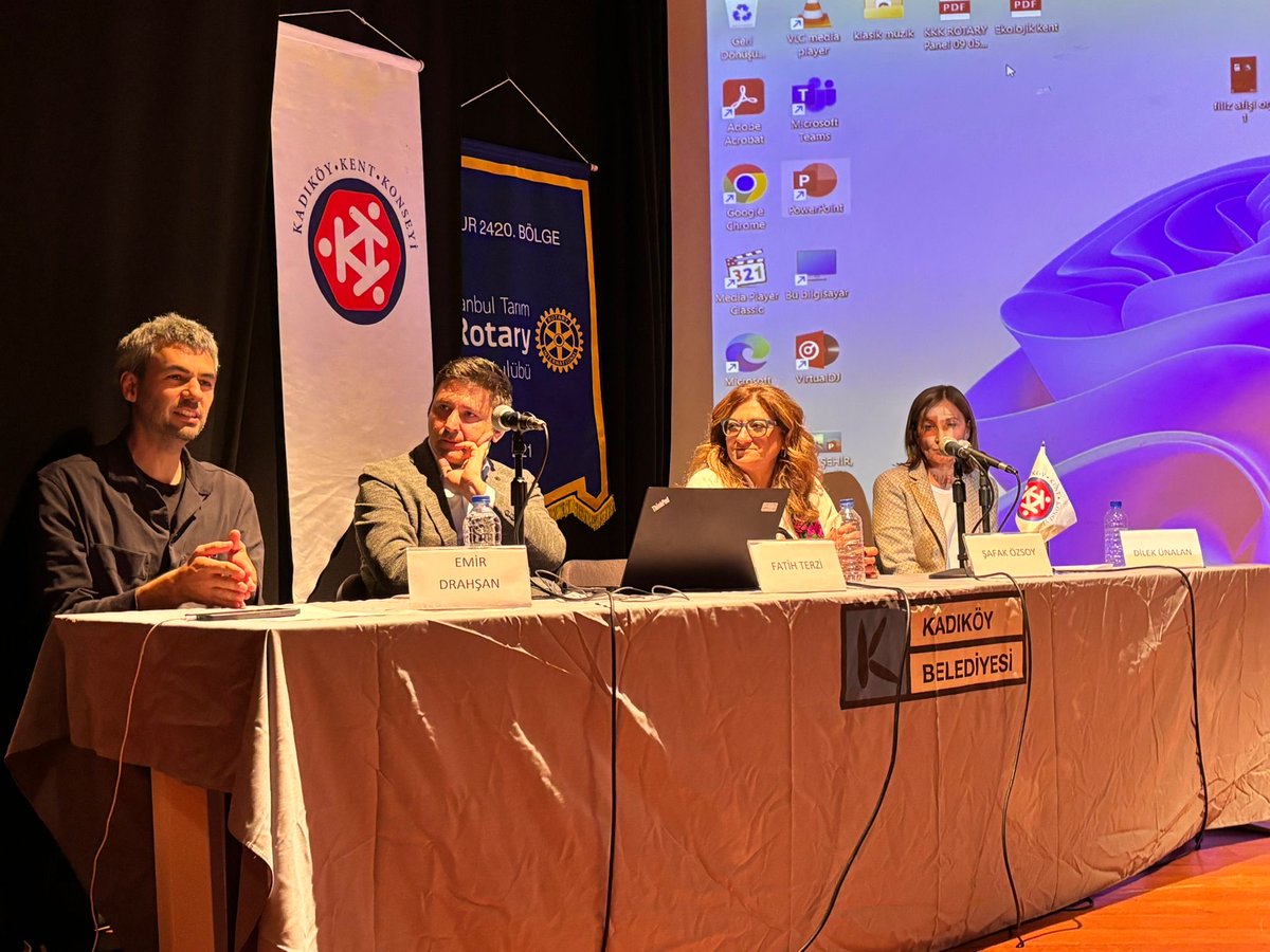 zmoistsb's tweet photo. Kadıköy Kent Konseyi tarafından düzenlenen “Kentte İklim Değişikliğine Uyum” başlıklı panele, Şubemizden Uğur TÜRKELİ katılmıştır.Panelde; dirençli kentler ve su yönetimi başlıkları yanında tarım, hayvancılık ve gıda sektörleri; bu alanlarda enerji ve su kullanımı ele alındı. https://t.co/Qo6qpRcyNF
