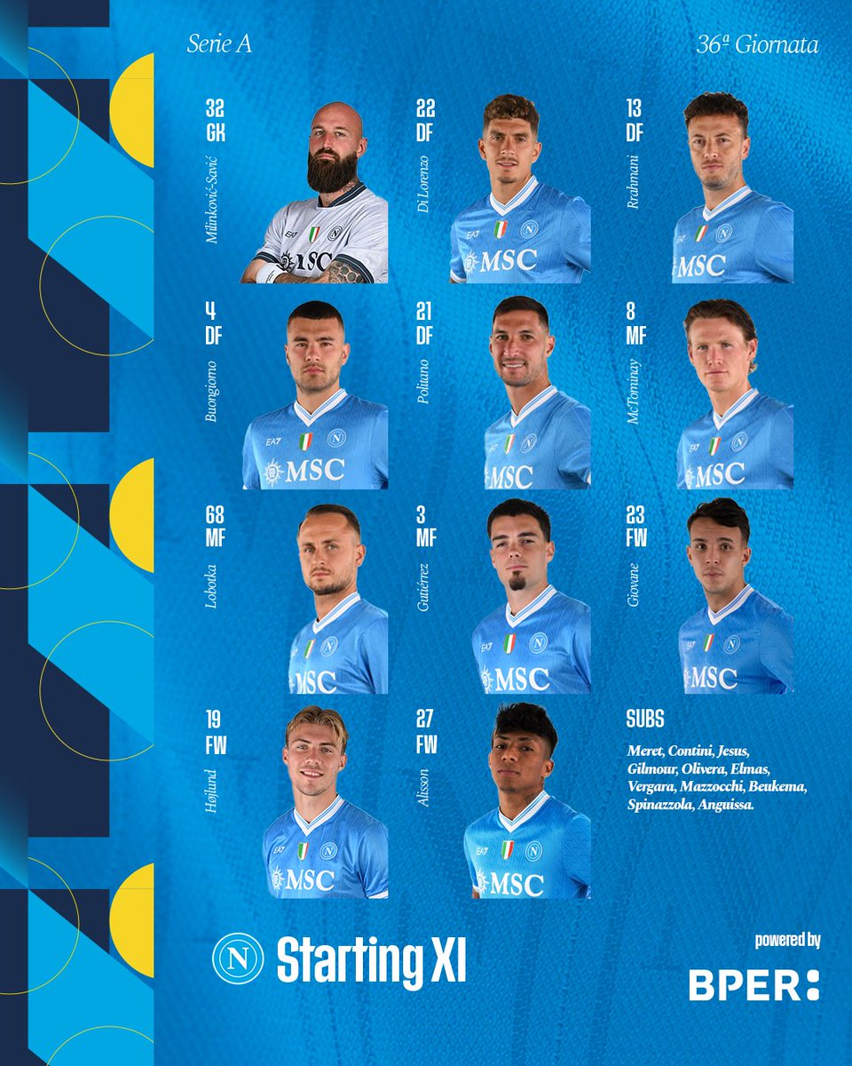 Official SSC Napoli tweet media