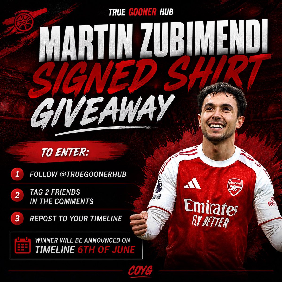 True Gooner Hub tweet media